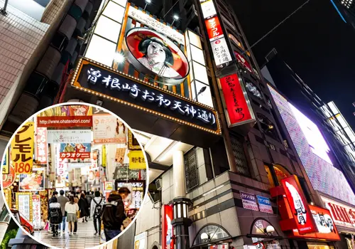 Ohatsu Tenjin Street is renowned for its array of restaurants and izakayas, offering a rich nighttime culinary culture. 