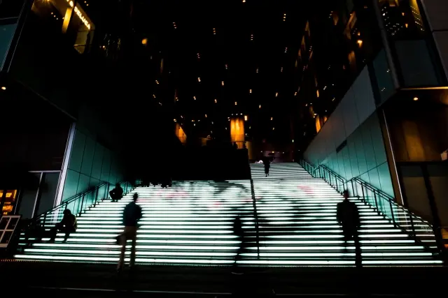 shibuya stream at night