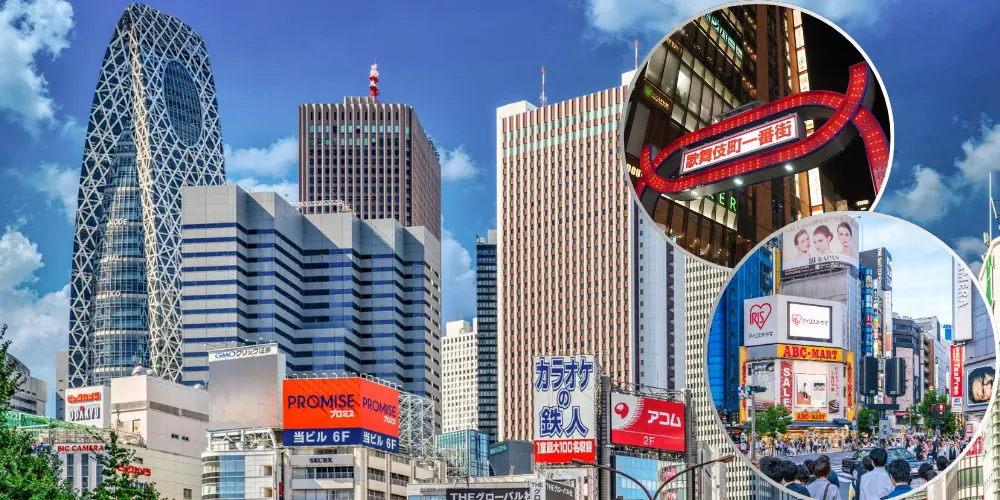 In Shinjuku, you can enjoy everything from daytime shopping to nightlife.