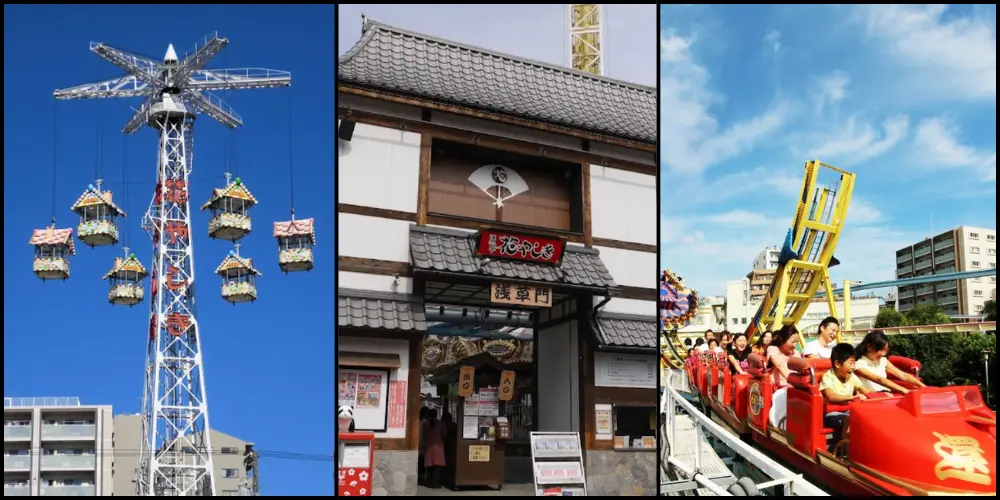 The old amusement park in the middle of the city, Asakusa Hanayashiki.