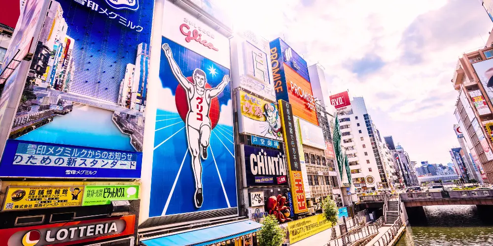 The nearest station to Dotonbori within walking distance is Namba Station.